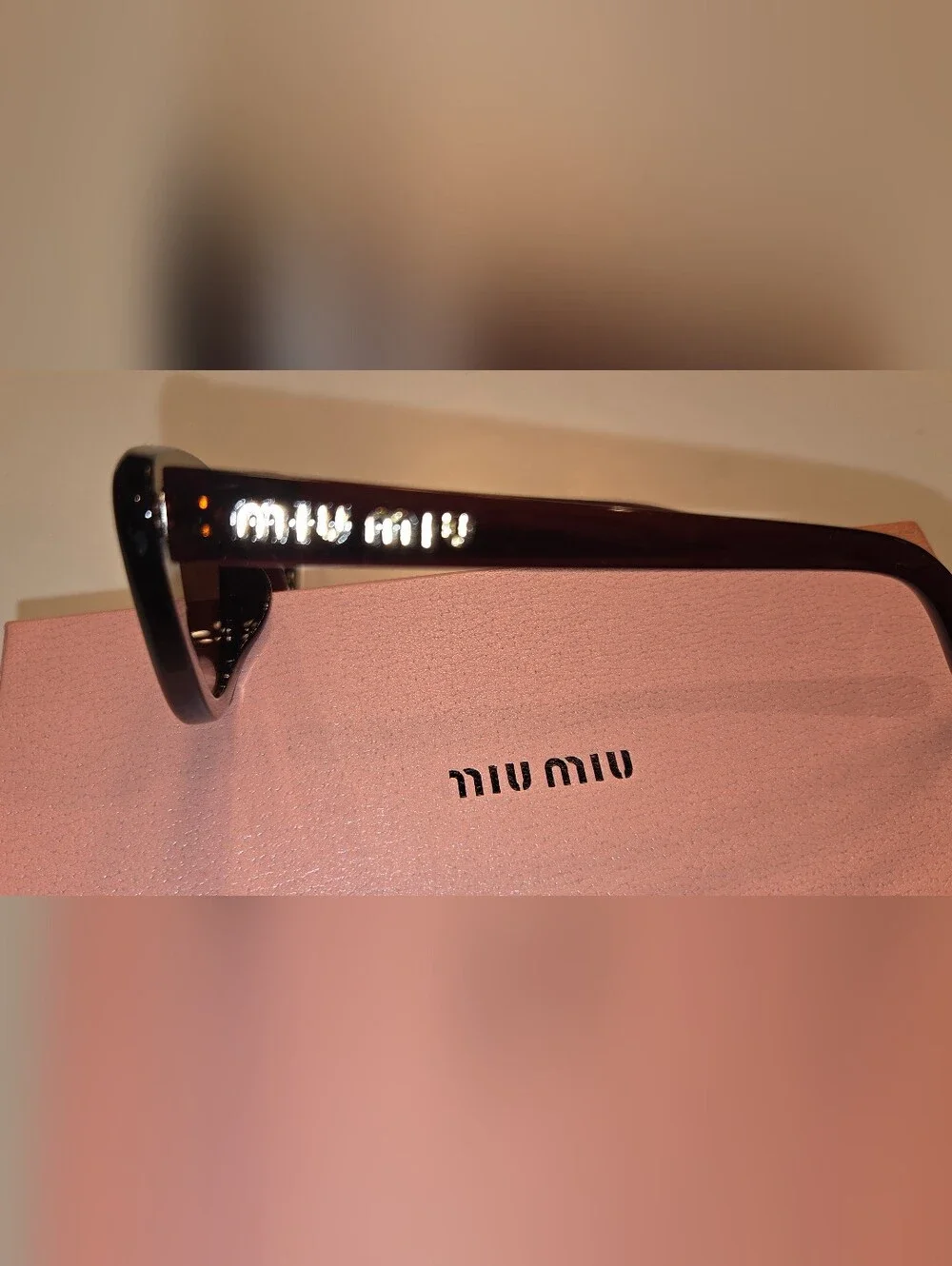 Miu Miu Dark Brown Sunglasses